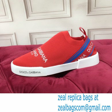 Dolce  &  Gabbana Slip On Sneakers with Logo 03 2021